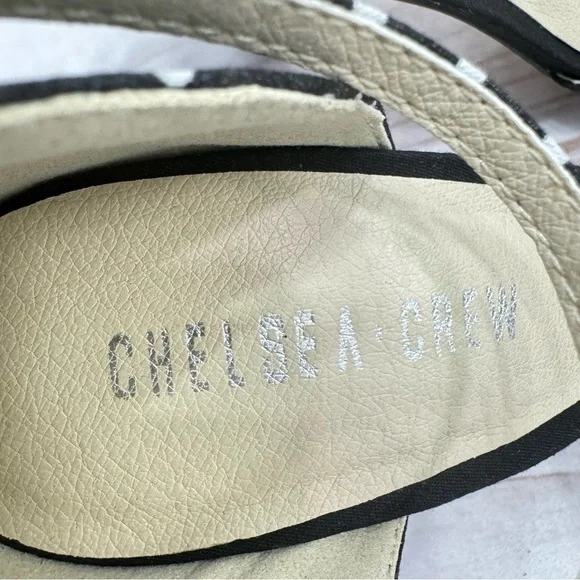 Lola Black & White Polka Dot Heels Peep Toe Ankle Strap ModCloth by Chelsea Crew - Picture 7 of 14